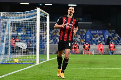 Zlatan Ibrahimovic fue la gran figura del Milán ante el Nápoles