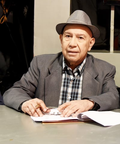 Aníbal Benítez Navarro, en el año 2015, durante su participación en el programa “El saber va contigo”.