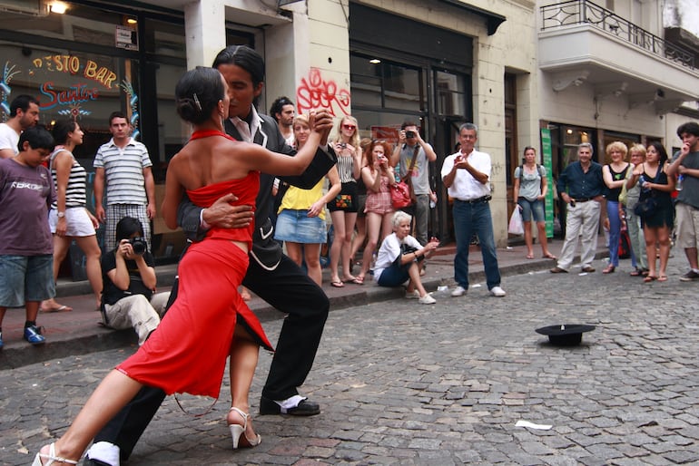 Show de tango en San Telmo.