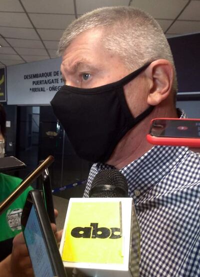 Jorge Miguel Brunotte Lange (58 años), presidente de Olimpia. (foto, @johnnygon08).