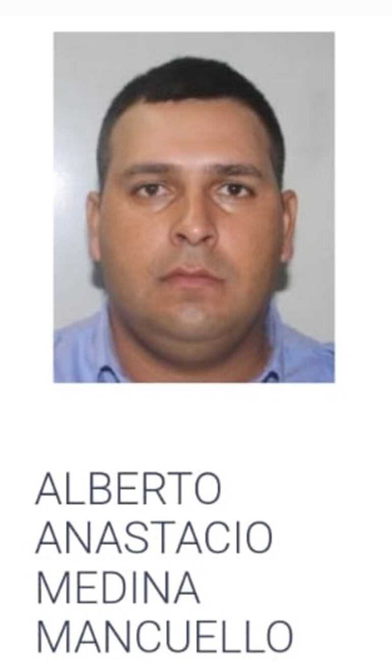 Alberto Anastacio Medina Mancuello, víctima.