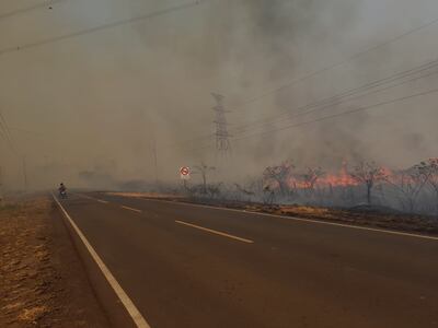 Continúan los incendios en Ayolas