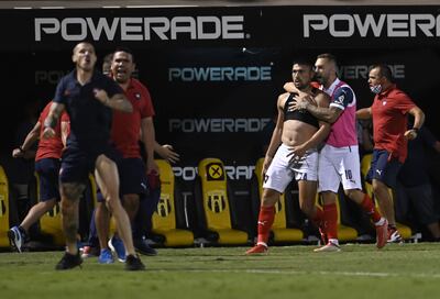 Juan Patiño marcó el gol que le dio el campeonato a Cerro Porteño.