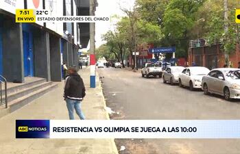 Resistencia-Olimpia, comienza hoy a las 10:00