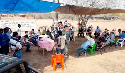 A lo largo del sábado último se realizó una reunión en la comunidad Loma. Autoridades departamentales, municipales y eclesiales de Boquerón reivindican la tierra de los  ñandéva.