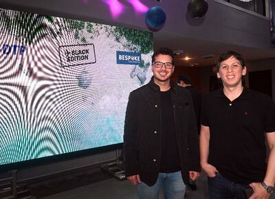 Joaquín Prono, director comercial de DTP, y Omar Ojeda, gerente general de Bespoke.