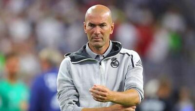 Zinedine Zidane, técnico del Real Madrid