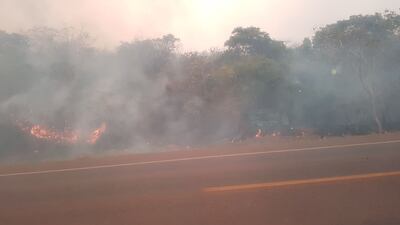 Incendio en Arroyos y Esteros