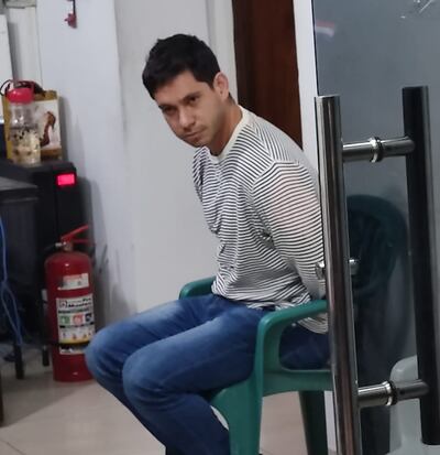 Saúl Fernando Falcón Salinas, detenido.