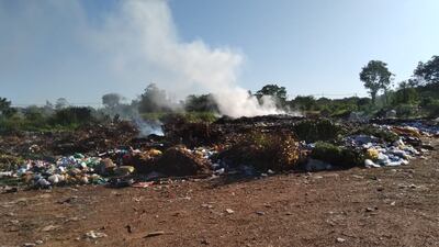 Un incendio aparentemente provocado se inició el fin de semana.