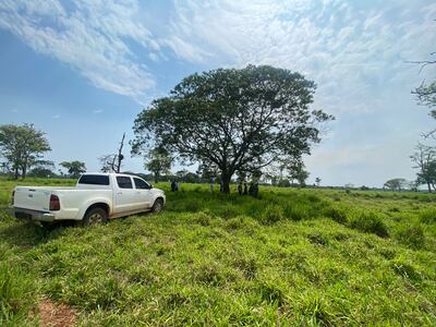 El lugar donde fue mantenido en cautiverio el capataz Arnaldo Adrián Ferreira Duarte, en la estancia San Vicente de Horqueta.