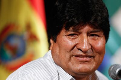El expresidente de Bolivia, Evo Morales.
