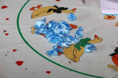 Evidencias halladas en la casa de José Riveros.