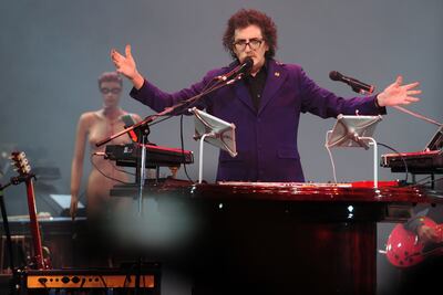 Charly García durante un concierto en septiembre de 2013.