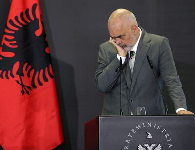 El primer ministro de Albania, Edi Rama.