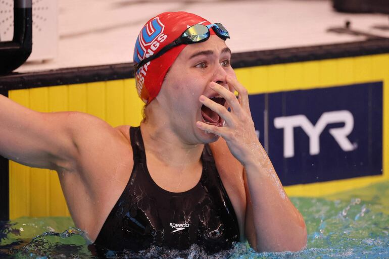 Luana Alonso se ubicó entre las mejores nadadoras de Sudamérica.