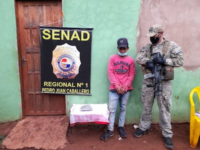 Derlis Luis Núñez Britez, detenido.