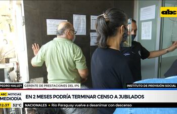 Censo a jubilados en IPS podría concluir en 2 meses