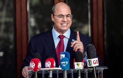 Wilson Witzel, gobernador de Río de Janeiro (Brasil), exjuez. Fue destituido del cargo por presunta corrupción.