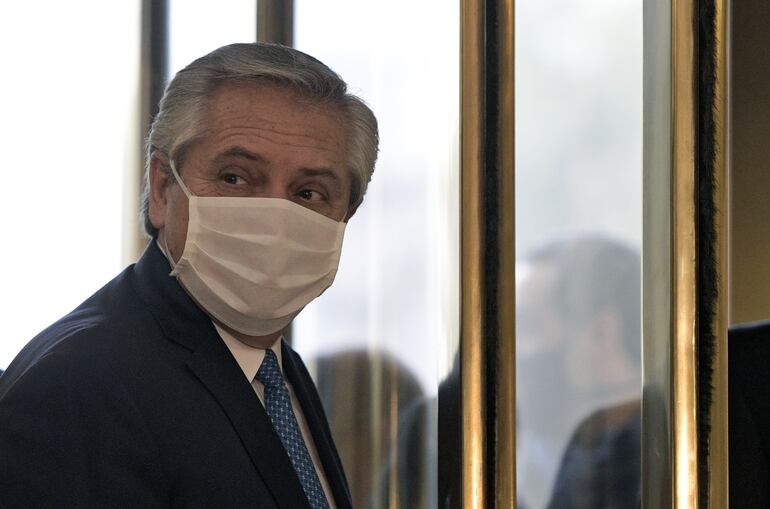 El presidente argentino Alberto Fernández.