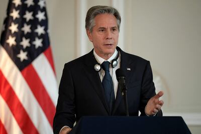 Secretario de Estado de Estados Unidos, Antony Blinken (Photo by Raul ARBOLEDA / AFP)