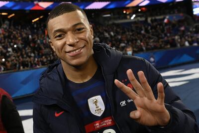 Kylian Mbappé marcó ayer cuatro goles para Francia.