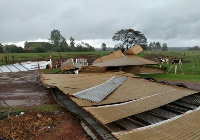 Los más afectados fueron los productores de la zona.