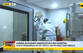 Avería en equipo radiológico en hospital