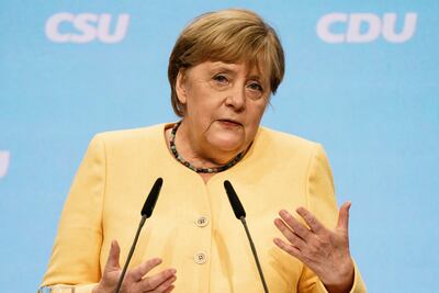 Angela Merkel, canciller de Alemania.