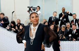 Serena Williams llega a la gala del MET.