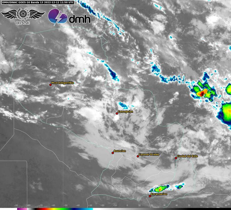 Núcleos de tormenta van desarrollándose, detallan desde Meteorología.