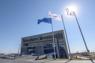 La sede de la Asociación Paraguaya de Fútbol en Ñu Guasu, donde este mediodía será presentado el nuevo cuerpo técnico de la selección mayor.