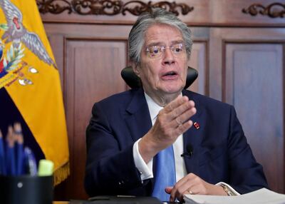 El presidente de Ecuador Guillermo Lasso