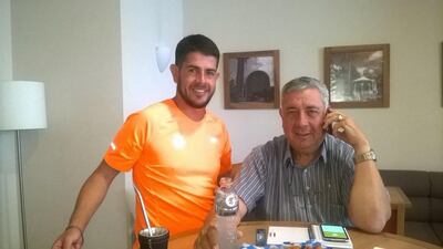 Carlos Jara Lezcano (i) y Carlos Jara Saguier (d).