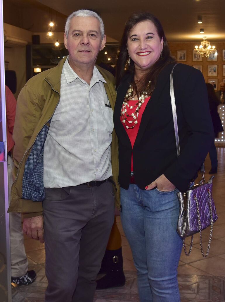 César Ferreira y Blanca Rosa Ruíz Díaz.