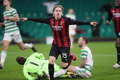Milan derrotó al Celtic Glasgow.