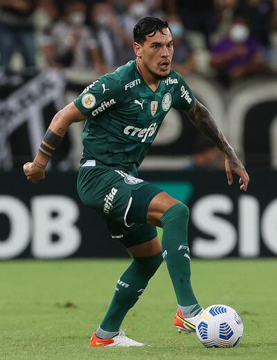 Gustavo Gómez, el zaguero paraguayo capitán del Palmeiras.