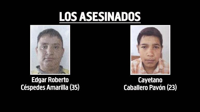 Asesinados en Capitán Bado.