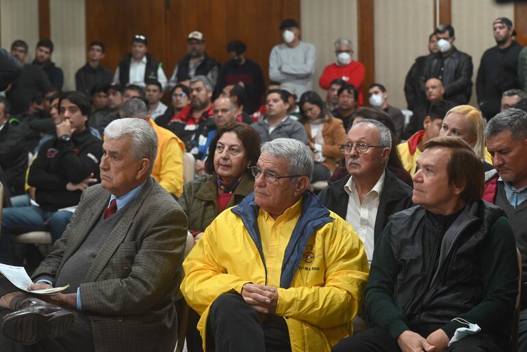 Pioneros, Juan Carlos Calvo, Héctor Omar Risso y Gerardo Planás.