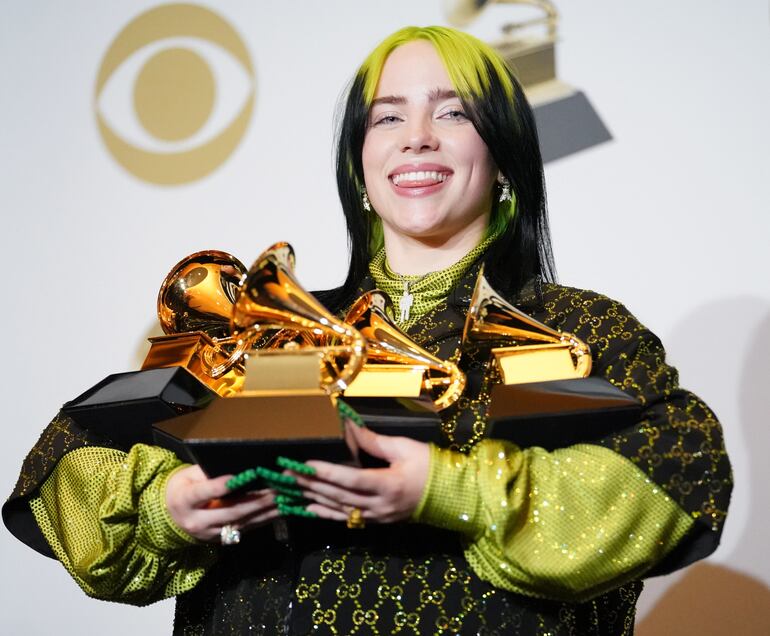 La joven cantante y compositora Billie Eilish.