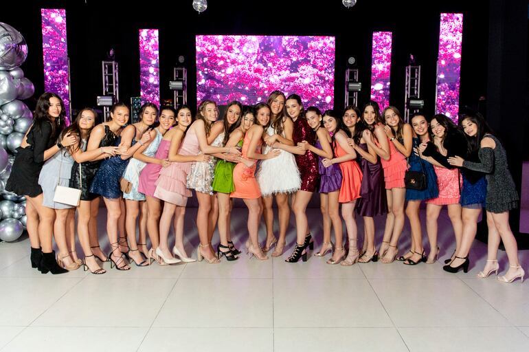 Eugenia con sus amigas.
