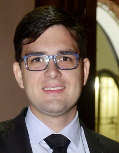 Derlis Larroza, concejal del Departamento Central (PLRA, llanista) y titular de la Juventud Liberal Radical Auténtica (JLRA).