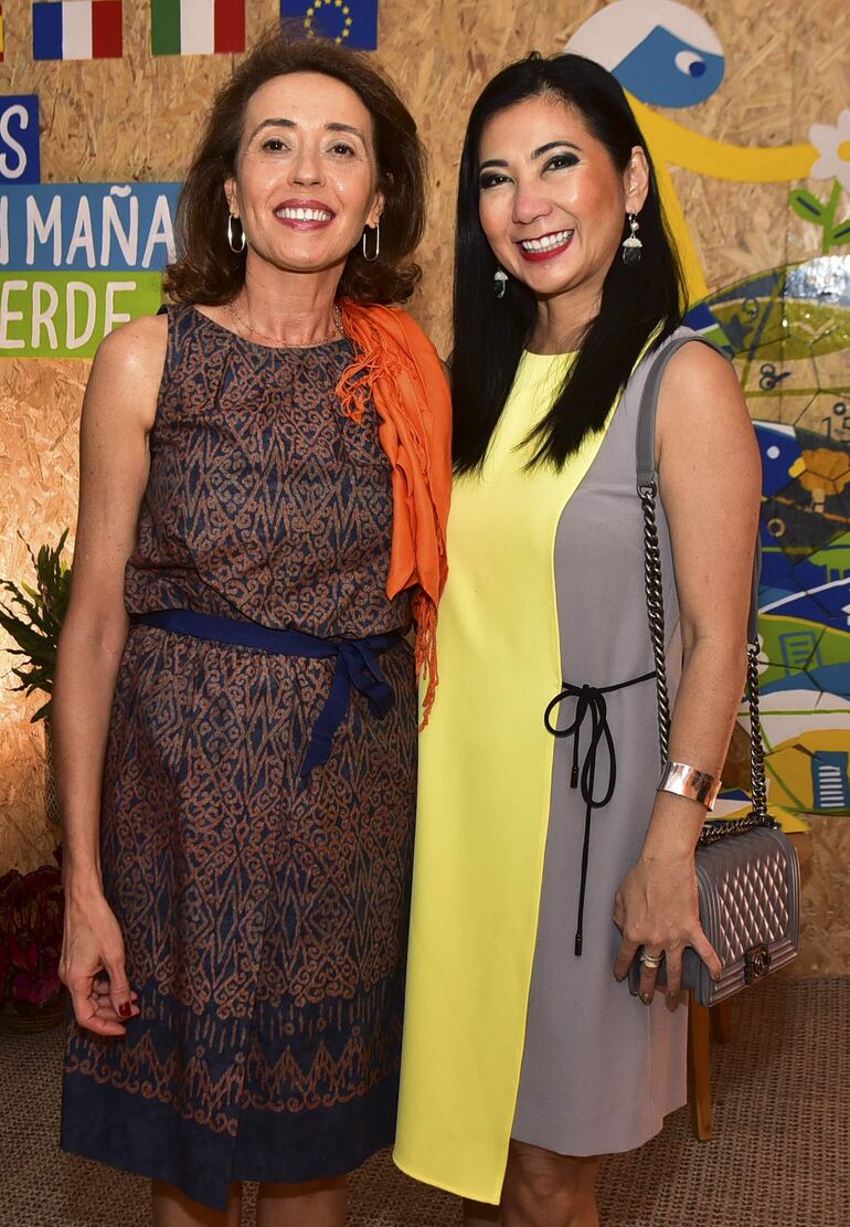 Pilar González y Silvia Morimoto.
