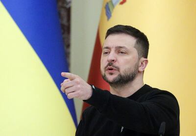 Volodimir Zelenski, presidente de Ucrania.