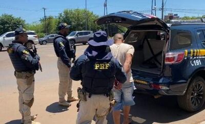 Tauan Felipe Ferreira de Carvalho fue detenido por los agentes de la Policía Rodoviaria Federal.