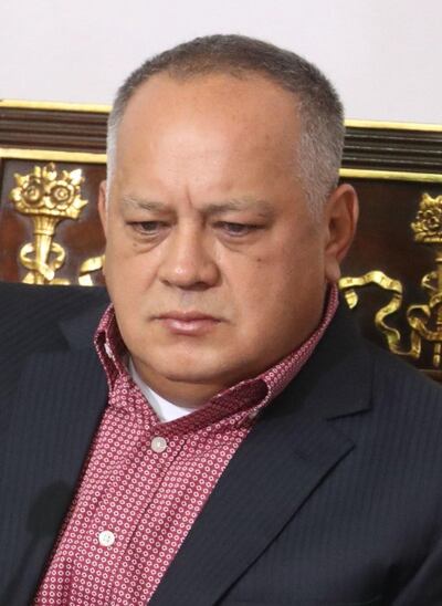 Diosdado Cabello, uno de los jerarcas del chavismo.