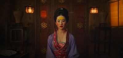 Liu Yifei en "Mulan".