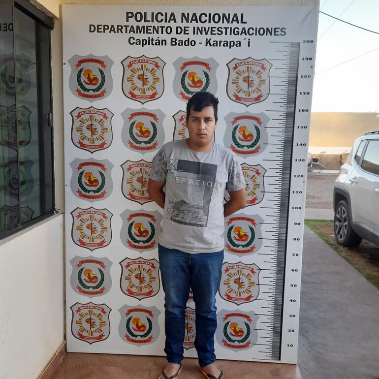 Leandro López Suarez, detenido.