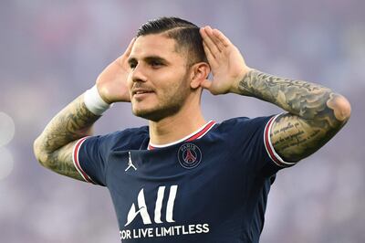 Icardi lleva dos goles en el arranque liguero del PSG.