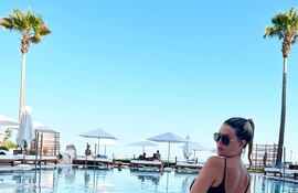Wanda Nara está disfrutando del verano europeo en Ibiza.